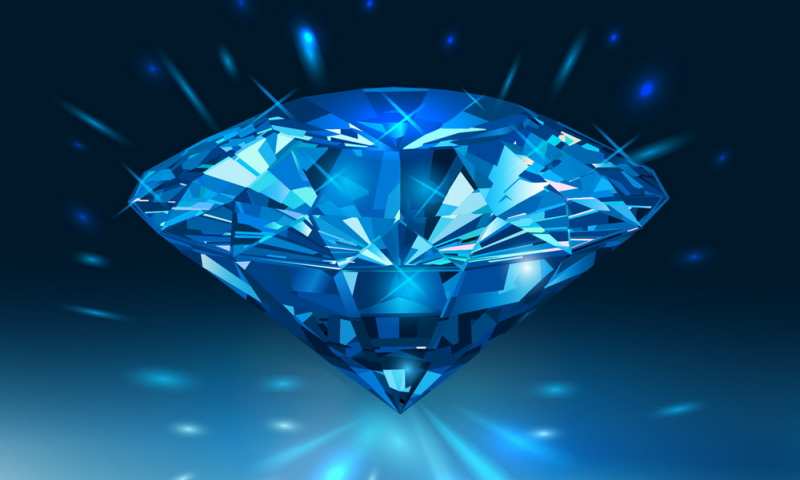 Do Blue Diamonds Sparkle?